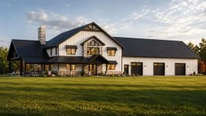 CHD-2562 Barndominium House Plan – Front Elevation
