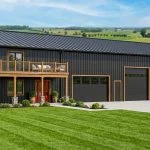 CHD-2567 Barndominium House Plan – Front Elevation
