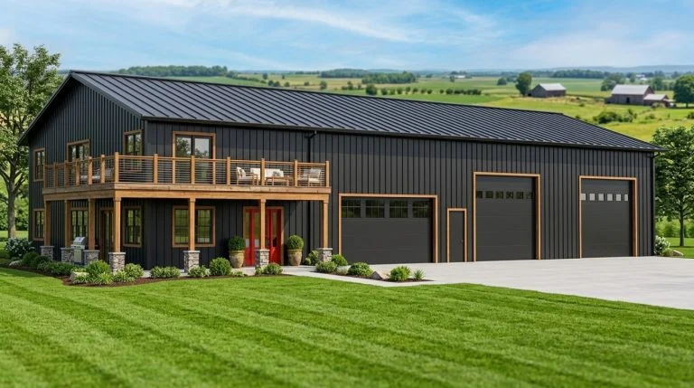 CHD-2567 Barndominium House Plan – Front Elevation