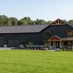 CHD-2578 Barndominium House Plan – Front Elevation