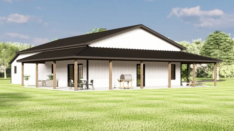 CHD-2590 Barndominium House Plan – Photo 3