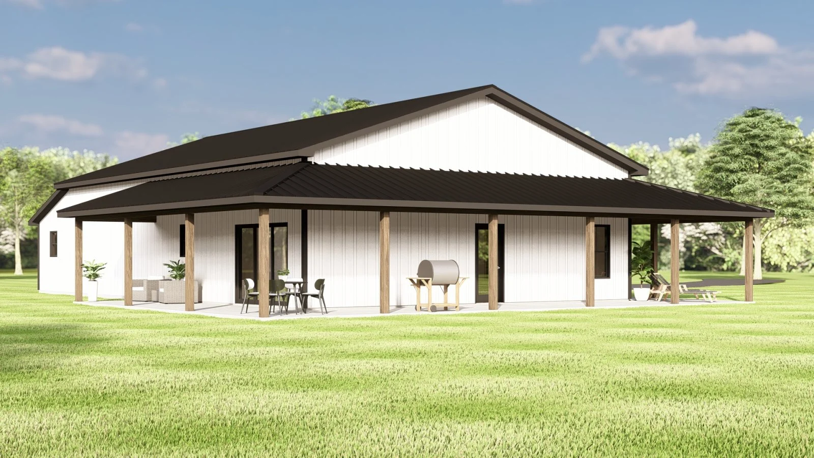 CHD-2590 Barndominium House Plan – Photo 3