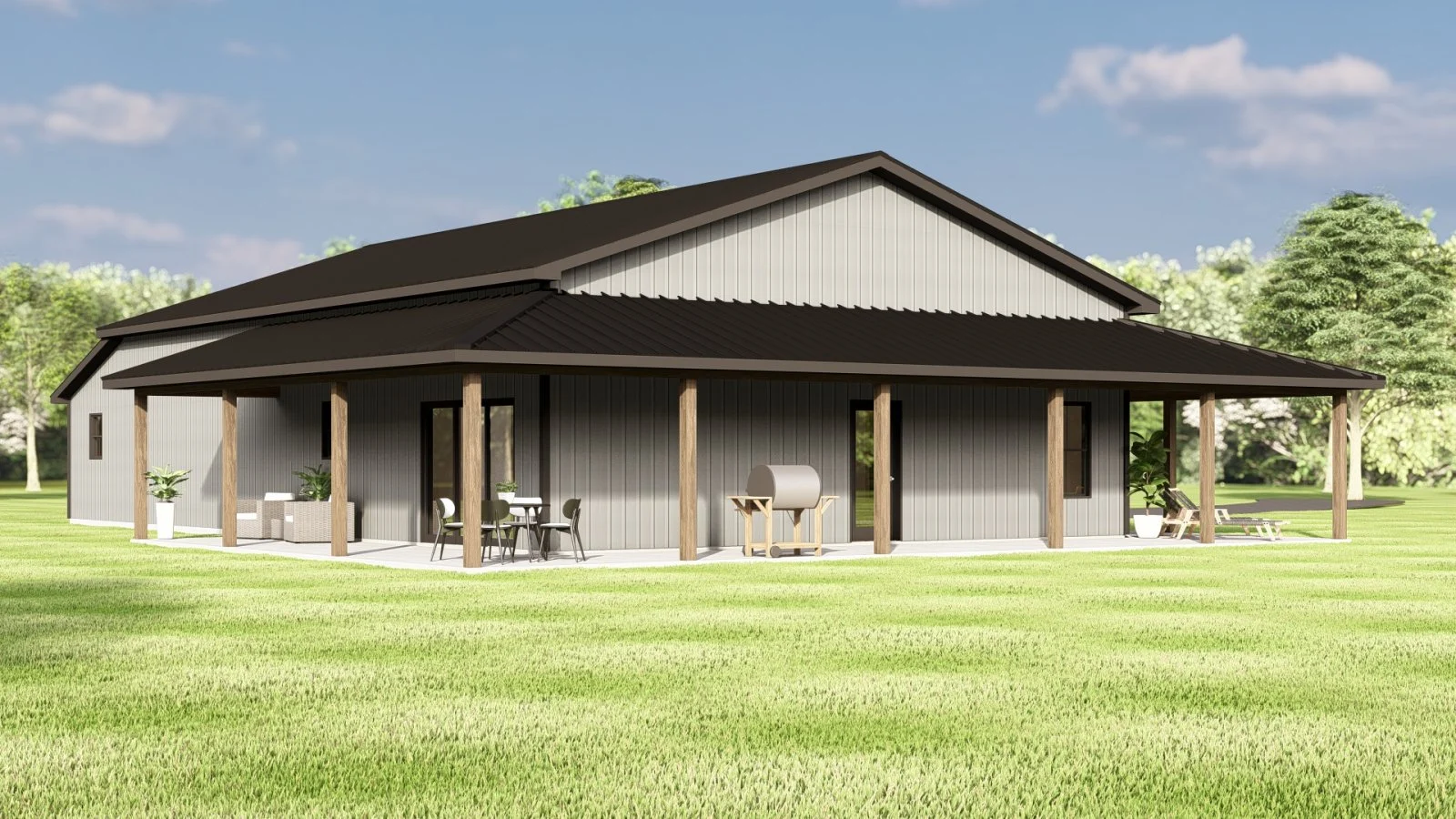 CHD-2590 Barndominium House Plan – Photo 7
