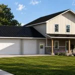 CHD-26105 Barndominium House Plan – Front Elevation