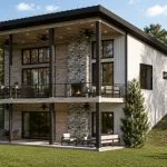 CHD-26129 Beach House Plan – Front Elevation