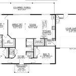 CHD-26158 Contemporary House Plan – Main Floor Plan