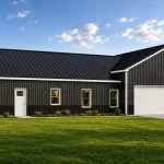 CHD-26163 Barndominium House Plan – Front Elevation