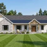 CHD-2617 Country House Plan – Front Elevation