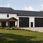 CHD-26172 Barndominium House Plan – Front Elevation