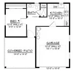 CHD-26175 Barndominium House Plan – Main Floor Plan