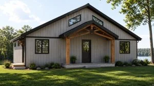 CHD-26183 Beach House Plan – Front Elevation