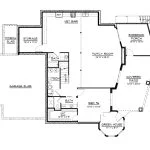CHD-2619 Beach House Plan – Basement Floor Plan