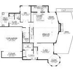 CHD-2619 Beach House Plan – First Floor Plan