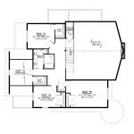 CHD-2619 Beach House Plan – Second Floor Plan