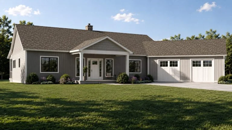 CHD-26204 Beach House Plan – Front Elevation