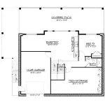 CHD-26205 Beach House Plan – Basement Floor Plan