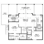 CHD-26205 Beach House Plan – Main Floor Plan