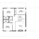 CHD-2624 Barndominium House Plan – Second Floor Plan