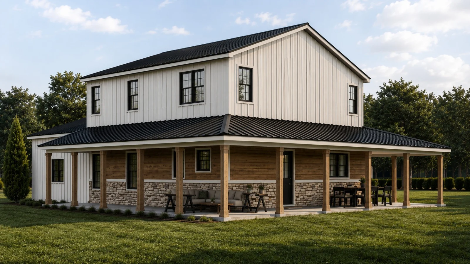 CHD-2624 Barndominium House Plan – Photo 4