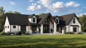 CHD-2629 Country House Plan – Front Elevation