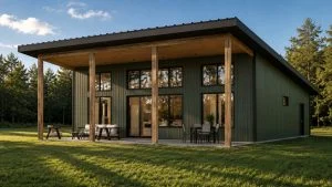 CHD-2665 Beach House Plan – Front Elevation
