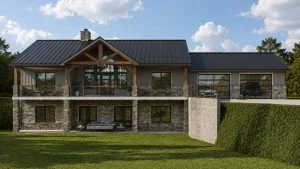 CHD-2672 Country House Plan – Front Elevation
