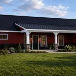 CHD-2693 Barndominium House Plan – Front Elevation