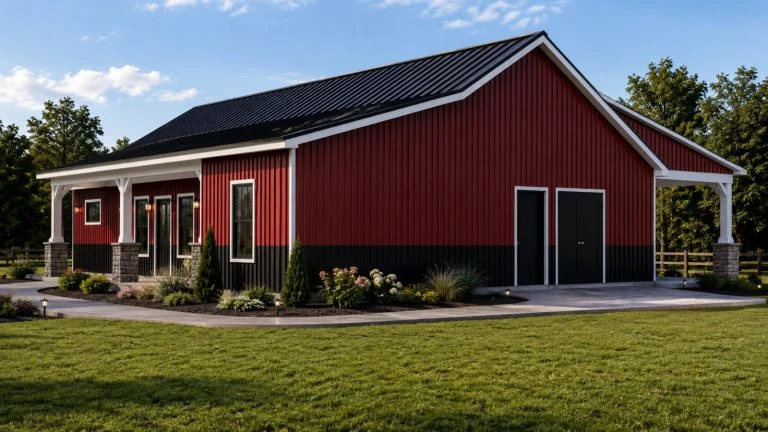 CHD-2693 Barndominium House Plan – Photo 1