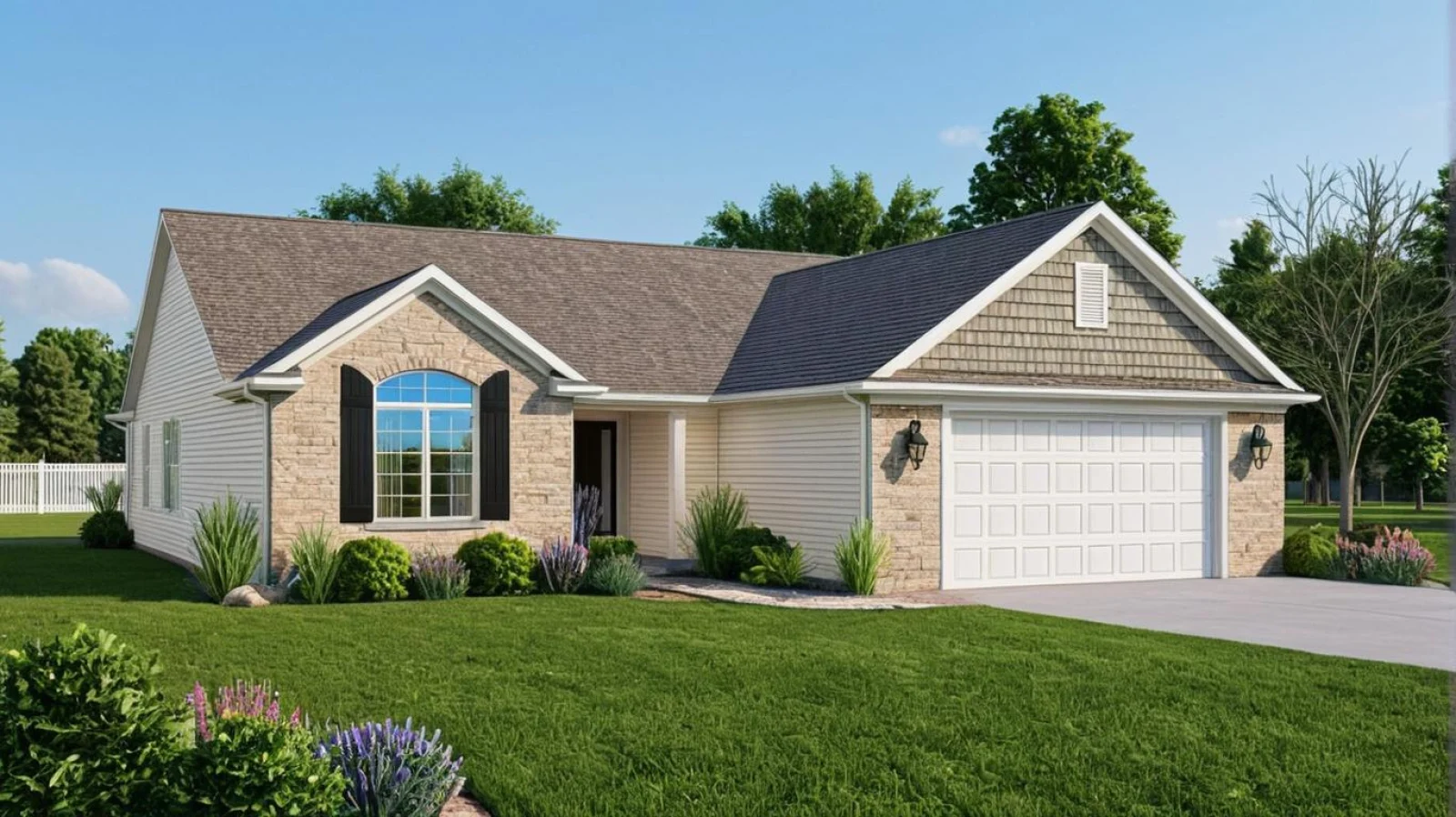 CHD-640 Cottage House Plan – Front Elevation