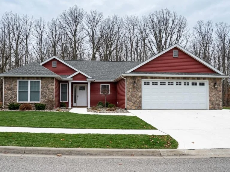 CHD-707 Colonial House Plan – Front Elevation