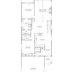 CHD-712 Beach House Plan – Main Floor Plan